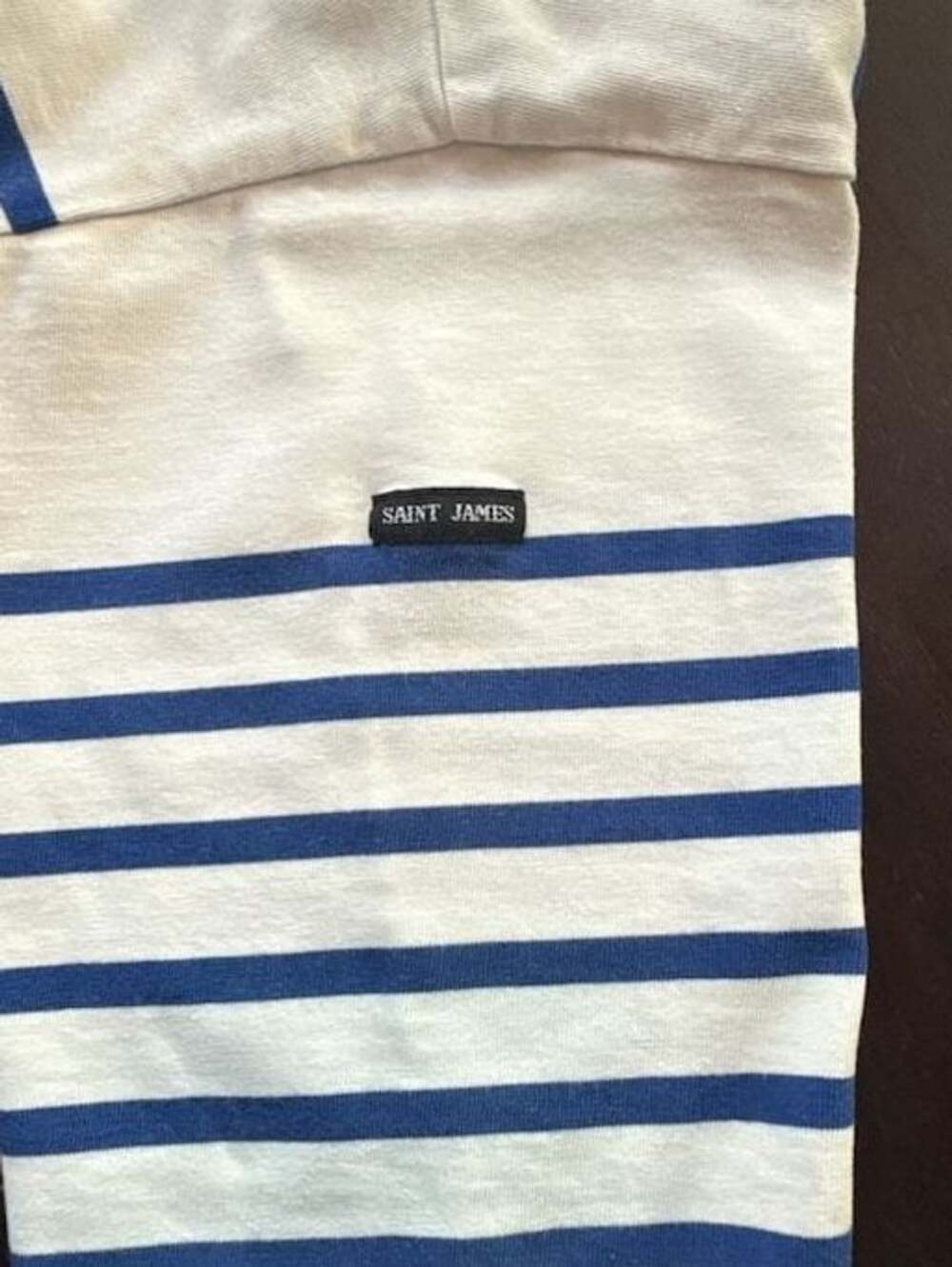 Saint James L'Atelier Made In France Striped Long Sleeve Boatneck Shirt - Picture 12 of 12